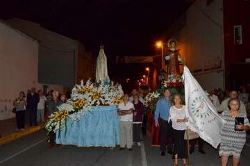 Misa y procesión religiosa en el El Calero de Telde (Foto Francisco Javier Santana)